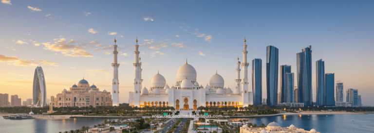 Explore the stunning landmarks of Abu Dhabi with our top city tours, showcasing the best attractions of this luxurious capital.