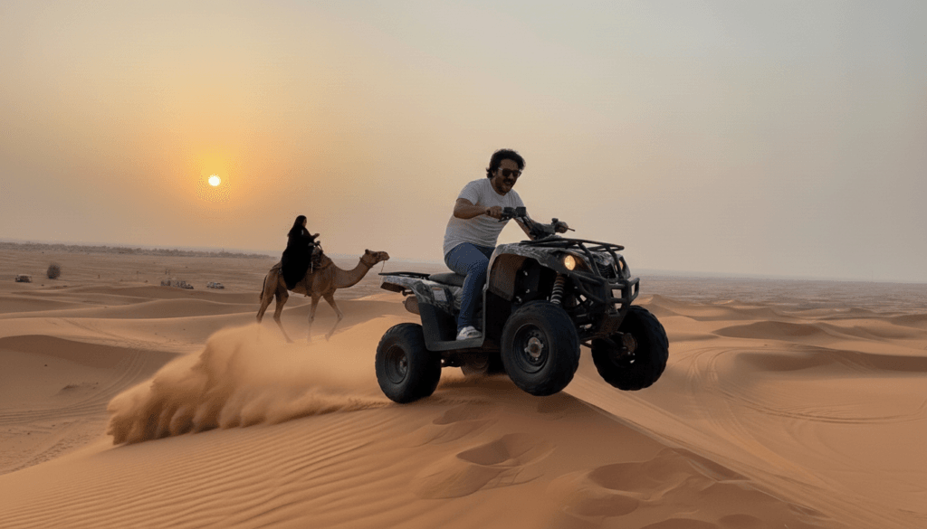 sunset desert safari & Quad bike